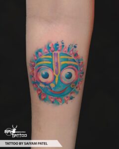 Colorful Jagganath Tattoo
