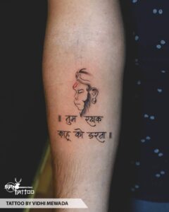 Hanuman Ji tattoo