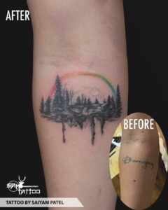 Landscape Coverup Tattoo