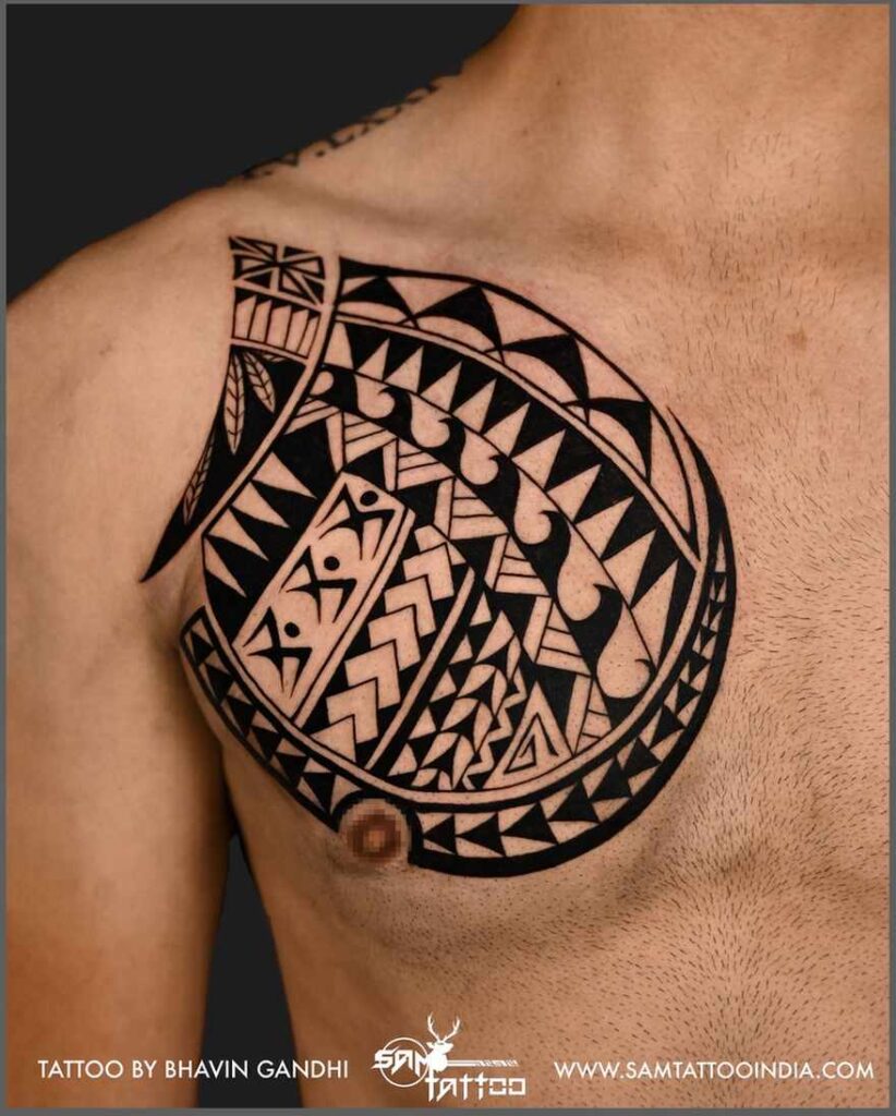 maori back tattoo - Zealand Tattoo
