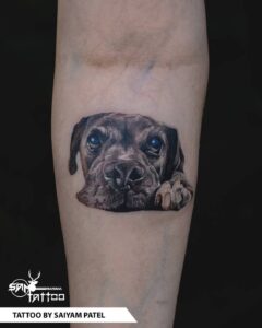 Pet Portrait tattoo (2)