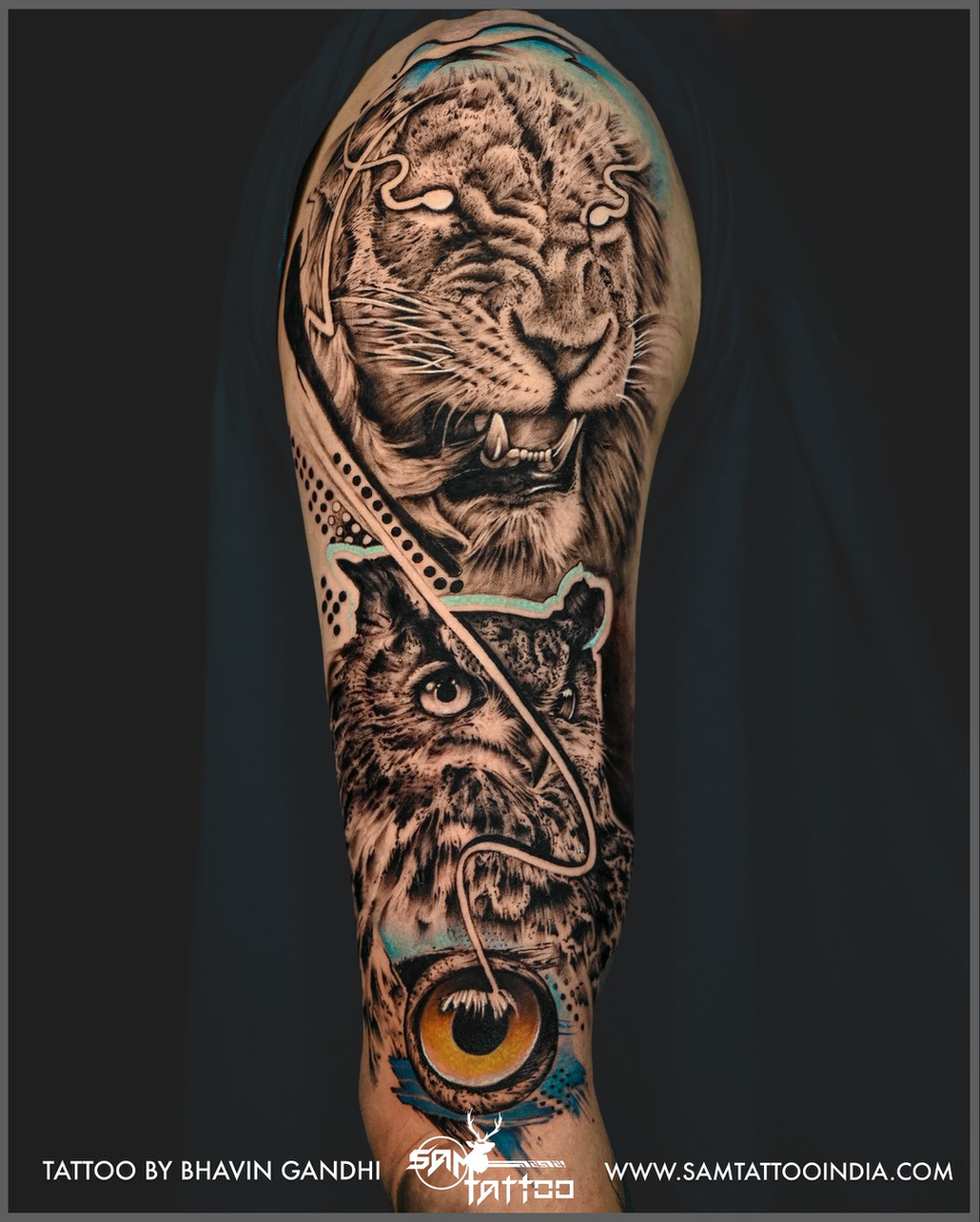 Stunning Realistic Tiger Tattoo
