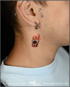 Small Speaker tattoo