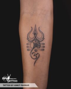Trishul tattoo (13)