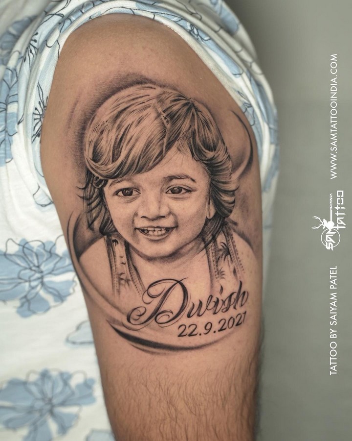 Best Realistic Portrait Tattoos | Aliens Tattoo India