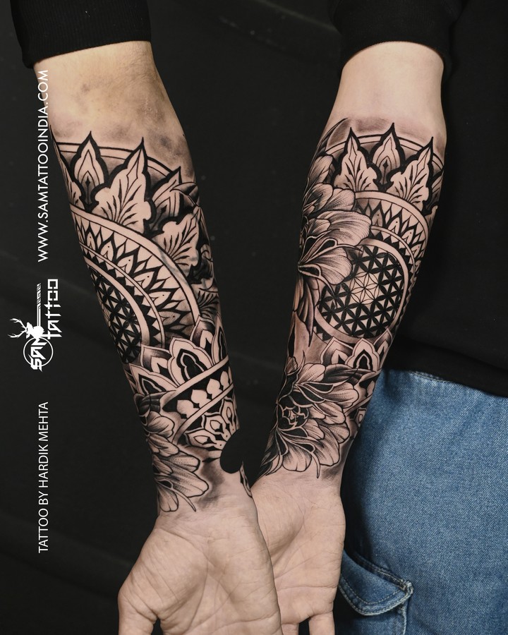 Mandala sleeve | 12 Tattoo Designs for a business in Australia