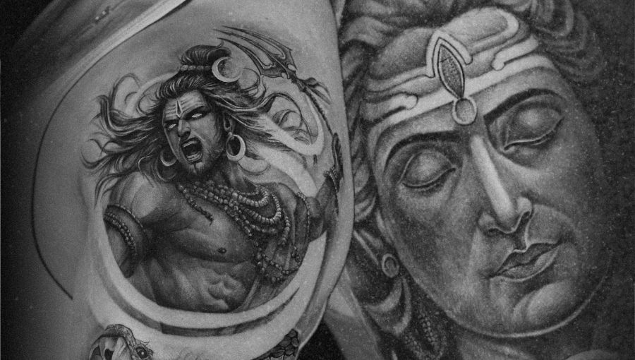 Elements of the Mystical Lord Shiva Tattoo Design