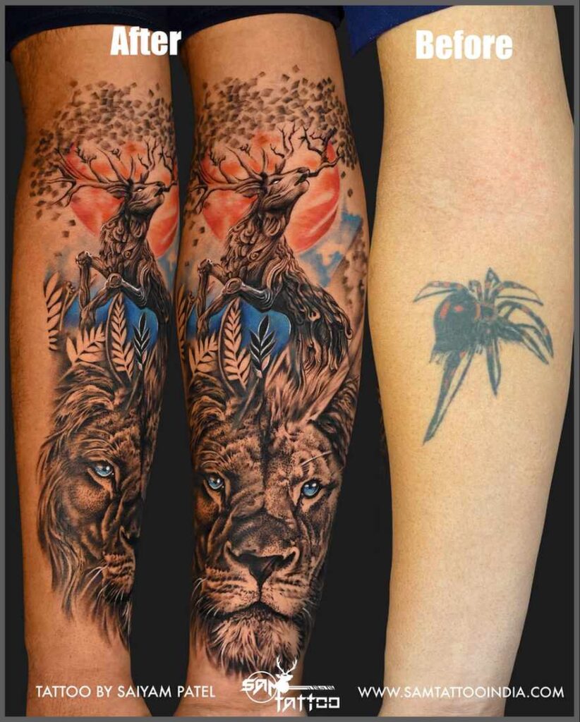 Best Cover Up Tattoo Artist | Cover Up Tattoo Designs On Hand - Sam ...